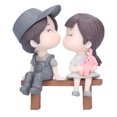 thumbnail image 3 of Pareja en miniatura de jardín accesorio de decoración maravilloso y agradable Silla de pareja en miniatura para niños para mini jardín ANGGREK Otros, 3 of 8