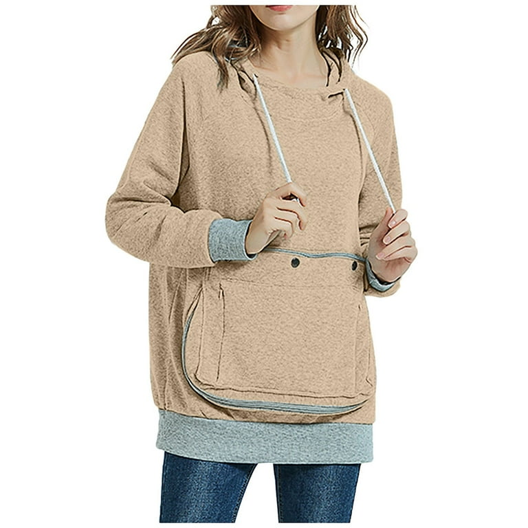 Dog pouch shop sweatshirt