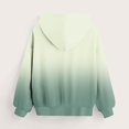 thumbnail image 4 of YunPes Trendy Oversized Hoodies for Girls Gradient Long Sleeve Hooded Sweatshirts with Pockets Teen Daily Athletic Pullover, 4 of 8