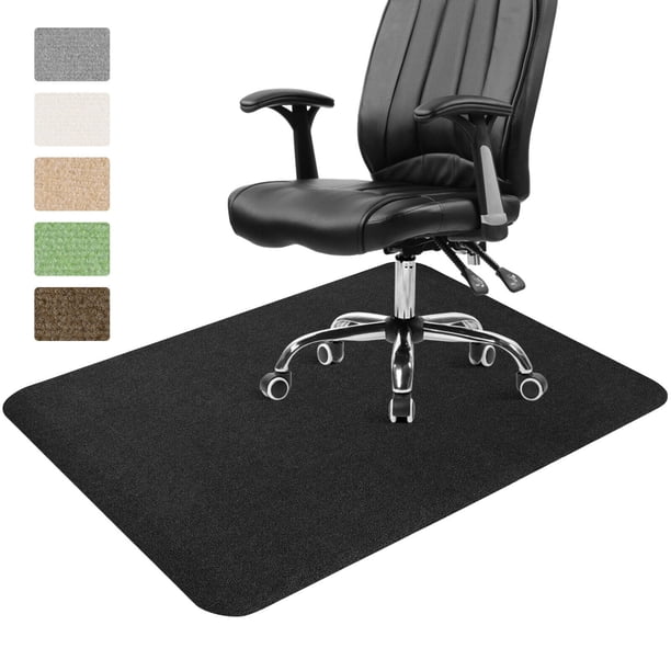 Tapete Para Escritorio Office Depot Alfombrilla Silla Oficina 36x48" - Diseño Floral Bohemio, Antideslizante Para Suelos Alfombra Rodantes Goma