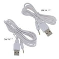thumbnail image 3 of 5V Power Cable,USB 2.0 Male to 2.5mm x 0.7mm Male Power Cord for Router, Desk Lamps,Various 5V Devices Cord, 3 of 8