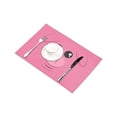 thumbnail image 3 of MKHERT Cute Pink Cartoon Pig Head Funny Animal Placemats Table Mats for Dining Room Kitchen Table Decoration 12x18 inch,Set of 4, 3 of 4