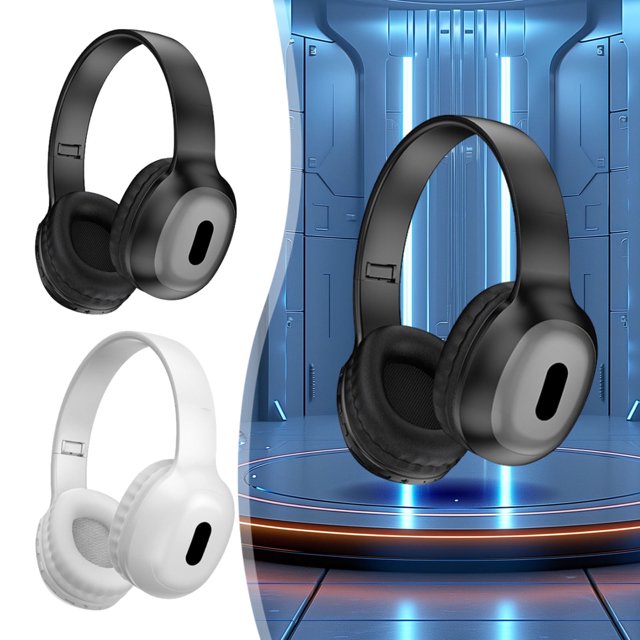 Auriculares Bluetooth con diadema, inalámbricos, graves potentes, plegables, color negro. Ahorra hasta un 65 %.
