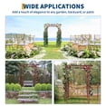 thumbnail image 4 of 85 in Wooden Garden Arbor,Solid Fir Wood Trellis for Plant Climbing,Wedding Ceremony Decoration Pergola for Garden Backyard,Lawn,Dark Brown, 4 of 9