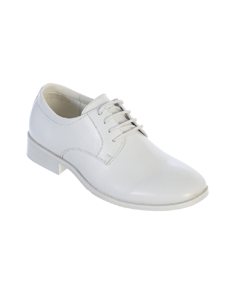 little boys white dress shoes
