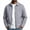 Gray, variant on Yongwang Zip Up Jacket for Men Long Sleeve Jacket Casual Lightweight Daily Outerwear Jacket with Pocket