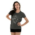 thumbnail image 3 of Triangle Dolphin Symbol Spirit Animal Womens Slim Fit Graphic Tee Brisco Brands S, 3 of 4