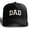 Dad Black, variant on Raising Legends Embroidered 5-Panel Snapback Trucker Hat, Cream/Black
