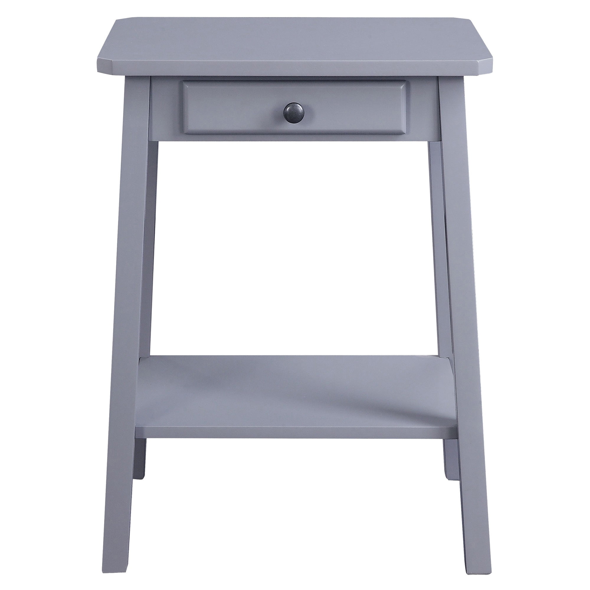 ACME Kaife 1-Shelf Accent Table in Gray