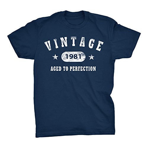 Racing ShirtInvaders 40th Birthday Shirt for Men Vintage 1981 Aged to Perfection