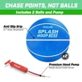 thumbnail image 5 of GoSports Splash Hoop 360 Floating Pool Basketball Game Includes Hoop, 2 Balls and Pump, 5 of 6