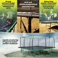 thumbnail image 5 of Upper Bounce Machrus Square Trampoline Set with Premium Enclosure and Safety Pad, Green, 144.00" x 144.00" x 108.00", 5 of 6