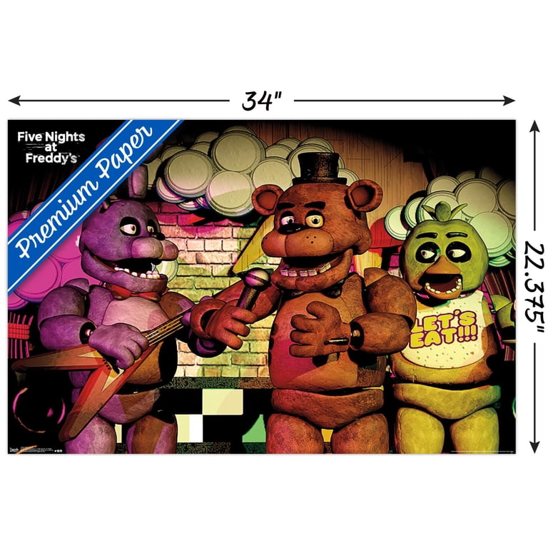 Five Nights at Freddy's - Band Wall Poster, 22.375