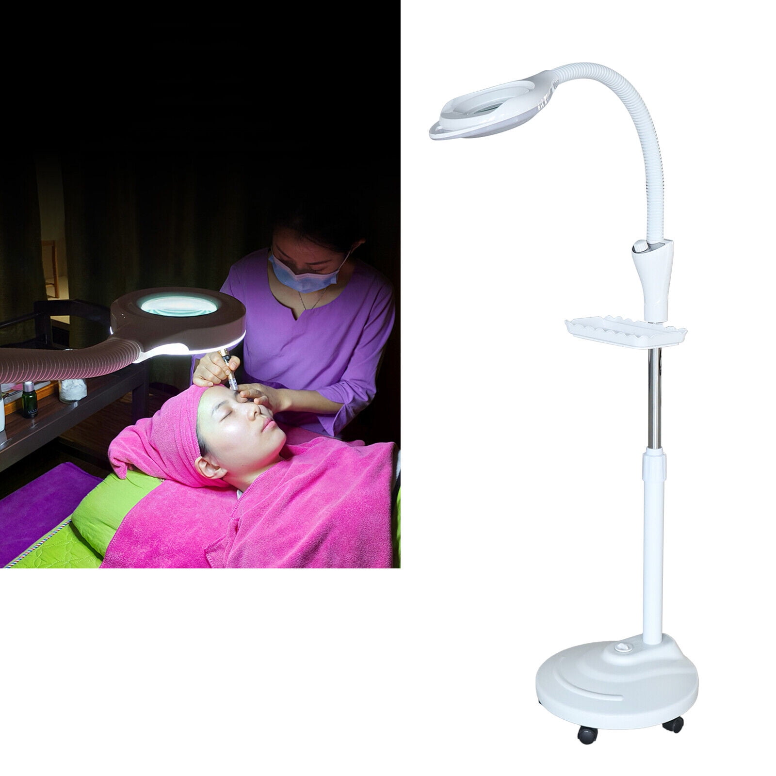 YS-709 Hospital Beauty Clinic Magnifier With LED Light Magnifying
