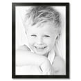 thumbnail image 2 of ArtToFrames 25" x 34" Honors Black with Silver Picture Frame, 25x34 inch Black Wood Poster Frame (WOM-5157),  Pack, 2 of 7