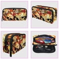thumbnail image 3 of MUOOUM Pencil Case, Funny Skulls Pizzas Pattern Large Capacity Pencil Pouch Stationery Pen Bag, 3 of 7
