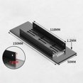 thumbnail image 2 of Air Grilles - 2 Pieces - Skirting board ventilation grille - Aluminum alloy - With screws - Ventilation covers - Heat dissipation - Ventilation holes - Ventilation hood - Suitable for kitchen, bathro, 2 of 5