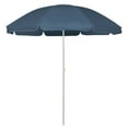 thumbnail image 1 of vidaXL Beach Umbrella Blue 240 cm, 1 of 5