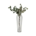 thumbnail image 5 of Floor Glass Vase for Home Decor - Decorative Flower Vase for Living Room and Table Decoration - Tall Accent for Bedroom, Office, and Entryway Styling - 22", Clear & Frost, 5 of 10
