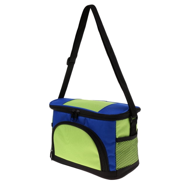 Totalizador aislado del bolso del almuerzo de la comida campestre de la caja del refrigerador con la correa ajustable para el hombro verde Sunnimix Bolsa de almuerzo con aislamiento