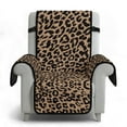 thumbnail image 6 of TSOVTHRID Brown Leopard Print Recliner Chair Cover Non-Slip, Durable Recliner Cover for Recliner Chair, Comfy Recliner Sofa Slipcover with Pockets, Furniture Protector for Pets, 6 of 7