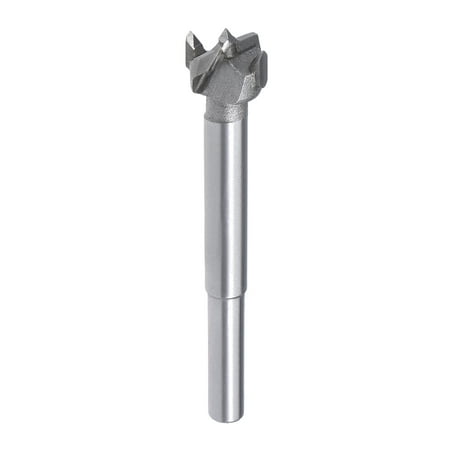 Forstner Wood Boring Drill Bit 15mm Hole Saw Carbide Tip Round Shank Cutting for Hinge Plywood MDF CNC