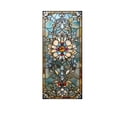 thumbnail image 3 of 3D Stained Glass Window Film, Geometric Decorative Window Privacy Film for Bathroom,Front Door,Home, Sun Blocking Heat Control,Static Cling, 17.7"x39.4", 3 of 5