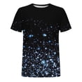 thumbnail image 4 of Fnnxeal Mens Graphic T-Shirt Abstract Glitch 3D Print Black Muscle Fit Athletic Performance Tee Sizes M-5XL,Size M, 4 of 5