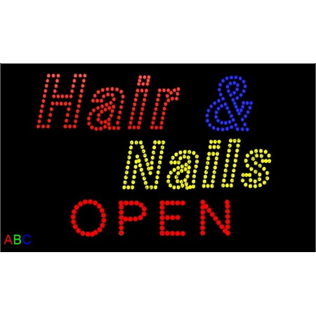 Nails Outdoor Led Sign 17