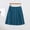 Dark Blue, variant on Women's Plus Size Solid Shorts with Pockets Elastic Waist Casual Summer Bottoms