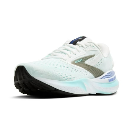 Brooks Women’s Adrenaline GTS 24 Supportive Running Shoe - White/Limpet Shell/Amparo - 7 Medium