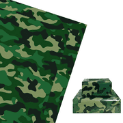 Camouflage Premium Kraft Gift Wrap Paper,Military Camo Wrapping Paper for Veterans Day Birthday Wedding Holiday Gift Wrap,Military Army Theme Party Decoration Supplies