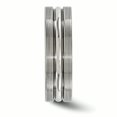thumbnail image 3 of Edward Mirell Titanium 7mm Ring Size 13 Wedding Man Classic Flat  For Dad Mens  For Him, 3 of 10
