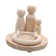 thumbnail image 5 of Portavelas de madera, soporte rústico hecho a mano para regalos de cumpleaños, candelabro, vela para fiesta, adornos para chimenea, 5 of 9