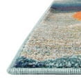 thumbnail image 6 of Unique Loom Haerfest Collection Area Rug - Colombia (5' 3" x 8' Rectangle Blue/Green), 6 of 7