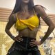 thumbnail image 2 of Verano de las mujeres nuevo Sling Wrap Chest Bow Sexy Sling Tops Color sólido Sling blusa Pompotops lopia998216, 2 of 9