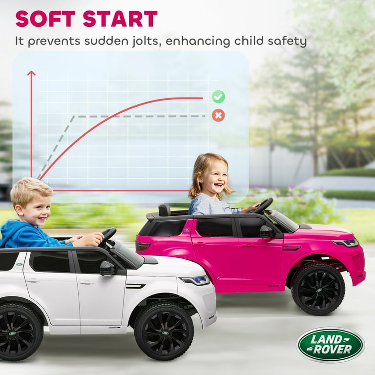 Qaba Land Rover Discovery Sport Licensed 12V Kids Ride on Car