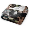thumbnail image 3 of Benjamins Actor Deadlys Class Mattheo Riddle Wadsworths Blanket Soft and Comfortable Flannel Blanket for Sofa Office Camping Travel Home Decor Cozy Plush Beach Blanket Gift 80x60 in, 3 of 6