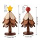 thumbnail image 2 of Billuyoard Manteles resistentes para una duradera Manteles de madera Posavasos de madera Posavasos de madera Cocina y Comedor estilo luna, 2 of 6