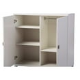 thumbnail image 3 of White Wood Entryway Handbags or School Bags Storage Sideboard Cabinet, 3 of 3