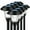 Black, variant on Solar Pathway Lights Outdoor 8 Pack Solar Garden Lights Waterproof Glass Stainless Steel Auto-on/off Solar Landscape Lights for Lawn, Patio, Yard, Garden, Pathway, Driveway