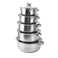 thumbnail image 1 of Stainless Steel Cookware Set, Rustproof  Stainless Steel Pot Set  for Kitchen, 1 of 7
