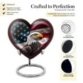 thumbnail image 3 of Majestic Guardian Cremation Urns For Adult Ashes Women - Urns For Mom Ashes - Heart Urns For Ashes Keepsake - Cremation Urns - Metal Urns For Human Ashes - Urn For Mom Urn Heart (Size - 3inch,2pcs), 3 of 5