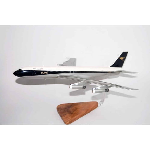 BOAC B707-400 Model, Mahogany, 1/102(18) Scale, Airliner