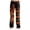 Fluorescence Yellow, variant on Spooky-Cute Halloween Lounge Pants for Women Soft Sleepwear Bottoms Festive Pumpkin and Ghost Graphic Print Casual Pajama Trousers