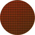 thumbnail image 1 of Ahgly Tapis Rond Lavable en Machine Intérieur Transitionnel Acajou Brun, 7 Pieds Rond, 1 of 7