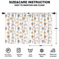 thumbnail image 2 of Blackout Kids Curtains,White Princess Fairy Sun Pattern Childrens Insulated Curtains Set Of 2,Bedroom Essentials,Toddler Room Decor 42"x54", 2 of 5