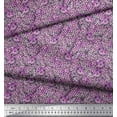 thumbnail image 2 of Soimoi Poly Georgette Fabric Leopard Animal Print Fabric by Yard 42 Inch Wide, 2 of 3