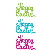 Happy Easter Script Layon Cake Decoration (3 pieces)