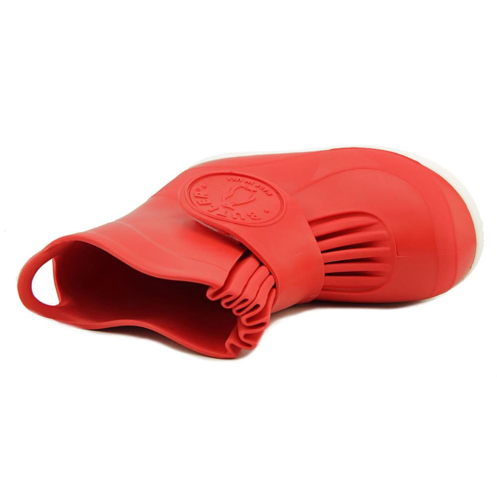 Butler Kids Youth Emperor Slip-On Overboot Waterproof Rubber Rain Boots, Red, Size 8 Toddler
